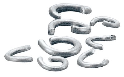 Taylor Made - Stainless Steel Clinching Rings - Fits 3/16 inch to 5/16 inch Cord - Pack of 50 - 1044