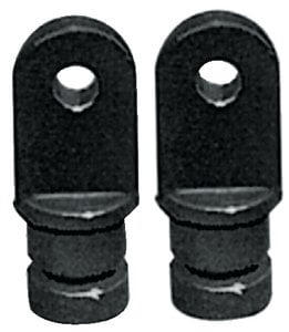 Taylor Made - Internal Eye Ends - Black - 7/8 inch - Sold as Pair - 11703