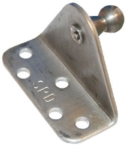 Taylor Made - Zinc Plated Gas Lift Hardware - Angled Bracket - Pair - 1881