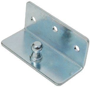 Taylor Made - Zinc Plated Gas Lift Hardware - Angled Mounting Bracket with Ball Stud - 1884