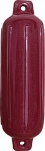 Taylor Made - Storm Gard Inflatable Vinyl Fender - Burgundy - 5-1/2 inch x 20 inch - 252053