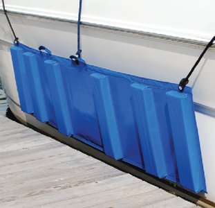 Taylor Made - Vinyl Covered Folding Dock Fender - Blue - 15 inch x 7 feet 4 inch - 331