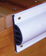 Taylor Made - Commmercial Grade Double Molded Side Gard - White - 10' Straight - 46030