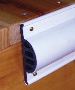 Taylor Made - Protection latérale moulée double de qualité commerciale - Blanche - 3 m droite - 46030