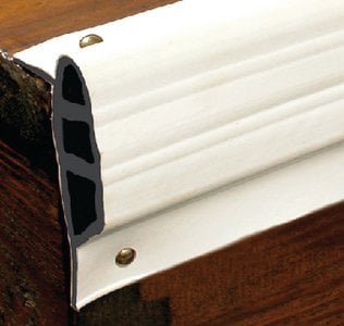 Taylor Made - Double Molded Vinyl Medium Dock Edging - White - 10' Coil - 46096