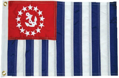 Taylor Made - Deluxe Sewn Power Squadron Ensign Flag - 12 inch x 18 inch - 8218