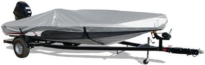 Taylor Made - Trailerite Pro Series Bass Boat Cover - Silver - Centerline 13'5" - 14'4'',75" W - 88200HL