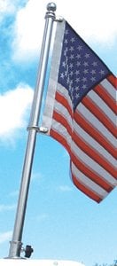 Taylor Made - Stainless Steel Flag Pole - 1 inch Diameter 18 inch Length - 902