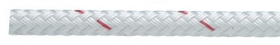 New England Ropes - White Sta-Set Polyester Double Braid, 3/16" x 600' - 21000600600