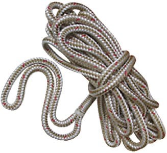 New England Ropes - Double Braided Dockline, 5/8" X 50' Black - 50542000050
