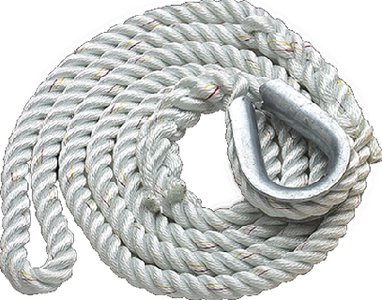 New England Ropes - 3-Strand Mooring Pendant - 5/8" X 12' - 629K02000012