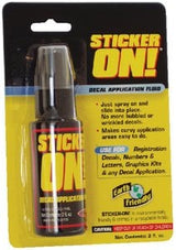 Hardline Products - Sticker On! Decal Application Fluid 2 OZ. - 964