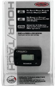 Hardline Products - Hour/Tach Meter For Any Gas Engine 2 Cyl. Or Less - HR80612