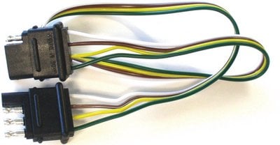 Pollak Corp - 4-WAY FLAT 24IN LOOP BULK,4-WAY MALE TO 4-WAY FEMALE LOOP 24" - 12412E