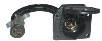 Pollak Corp - 6WAY ROUND PLUG TO 7WAY SOCKET,6-WAY ROUND PLUG TO 7-WAY SOCKET - 12725EP