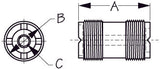 Sea-Dog Line - UHF DOUBLE FEMALE STANDARD - 3299501