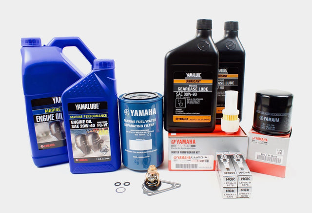 Yamaha F150 300 Hour Service Maintenance Kit - Yamalube 20W-40 - 2004-2005