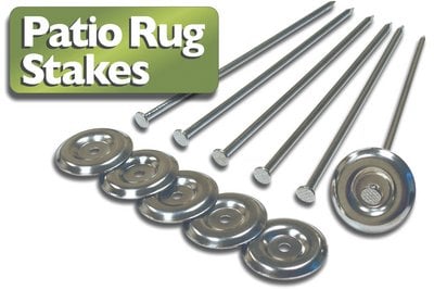 Prest-O-Fit - PATIO RUG STAKES (6 PACK), PATIO RUG STAKES - 22001