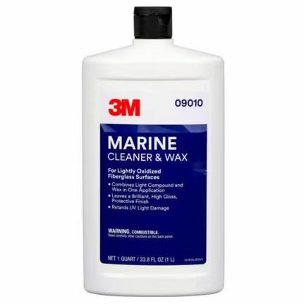 3M - Marine Cleaner and Wax - f/ Fiberglass - 32 oz. - 2-Pack - 09010