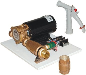 Groco - Deck Wash Kit With PGN-50 Spray Nozzle and CV-75 Check Valve - 12V - C6012V