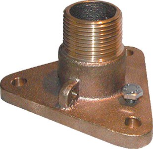 Groco - IBV-F Bronze Flanged Adaptor For In-line Ball Valve to Thru-Hull - IBVF2500