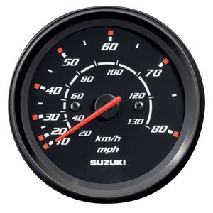 Suzuki - Speedometer - Black - 0-80 MPH - 34100-93J00