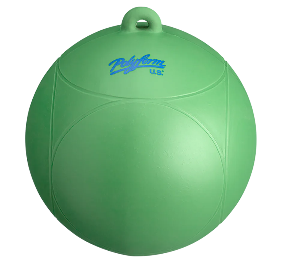 Polyform - Water Ski Slalom Buoy - 8" x 8.5" - Green - WS-1-GREEN