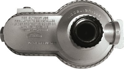 JR Products - Low Pressure 2-Stage 195,000 BTU/HR LP RV Gas Regulator - 0730365