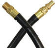 JR Products - RV Rubber Appliance Hose with 1/4" Male Pipe Thread & Quick Disconnect Male Ends - 0731115