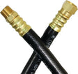 JR Products - 07-31395 RV 24" Rubber LP Supply Hose with 3/8" Female Swivel SAE & Male Pipe Ends - 0731395