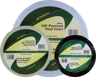 JR Products - Vinyl Insert - Premium, 50' Black - 10061