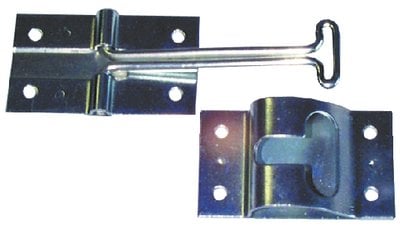 JR Products - Metal T-Style Door Holder, 6" - 10505