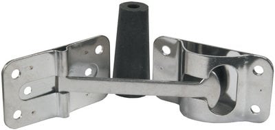 JR Products - 10615 Stainless Steel 4" Flat T-Style RV Door Holder - 10615