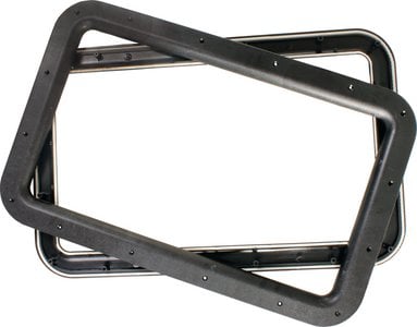 JR Products - Deluxe Window Frame Set for RV Entry Door - 11021