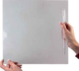 JR Products - 11195 Clear RV Screen Door Slider Replacement for 12" Wide Tracks - 11195