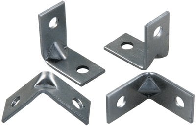 JR Products - 90 Angle Brackets, 4/pk - 11695