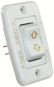JR Products - Low Profile RV Slide Out Switch with Bezel - 12345