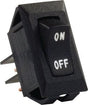 JR Products - Labeled 12V On/Off Switch, Black - 12595