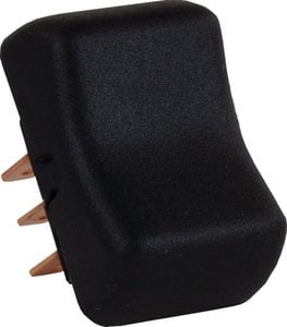 JR Products - 13025 Black DPDT On/Off/Momentary-On RV Switch - 13025