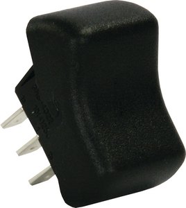 JR Products - SPDT ON/ON SWITCH BLACK,ON/ON ROCKER SWITCH ASSEMBLY - 13095