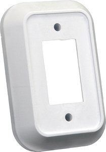 JR Products - SPCR FOR SINGLE FACE PLATE WHT,SINGLE FACE PLATE - 13485