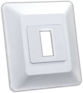 JR Products - SINGLE SWITCH BASE,SWITCH BASE & BEZEL FACE PLATE - 13605