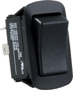 JR Products - Black Water Resistant RV Switch - 13795