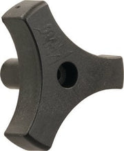 JR Products - Tri-Lug Window Knob, Black - 20175
