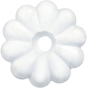 JR Products - Plastic Rosettes, White, 14/pk - 20455