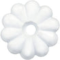 JR Products - Plastic Rosettes, White, 14/pk - 20455