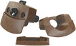 JR Products - 20505 Brown Privacy Latch for RV Sliding & Folding Interior Doors - 20505