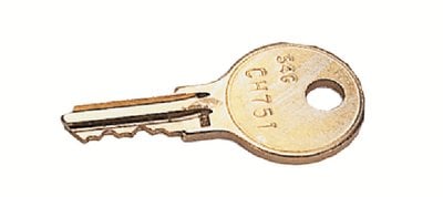 JR Products - REPLACEMENT HURD KEY 751 PKG-2,REPLACEMENT HURD KEY - 751A