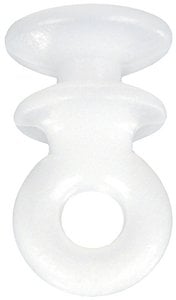 JR Products - Large Sliding Eye Curtain Carrier, Type A - 81085