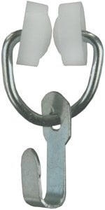 JR Products - Wheeled Curtain Carrier w/Hook, Type B - 81155